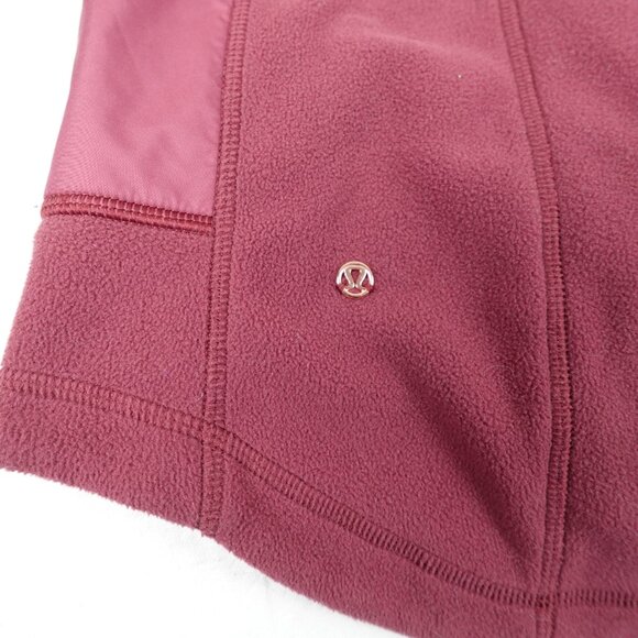 lululemon Fleecy Keen Jacket Women's 6 Removeable Hood Zip Up - Picture 11 of 12